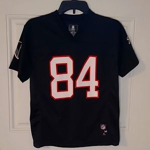 Vintage Falcons Roddy White Jersey.  Youth size 10-12.  Black, Red, white.